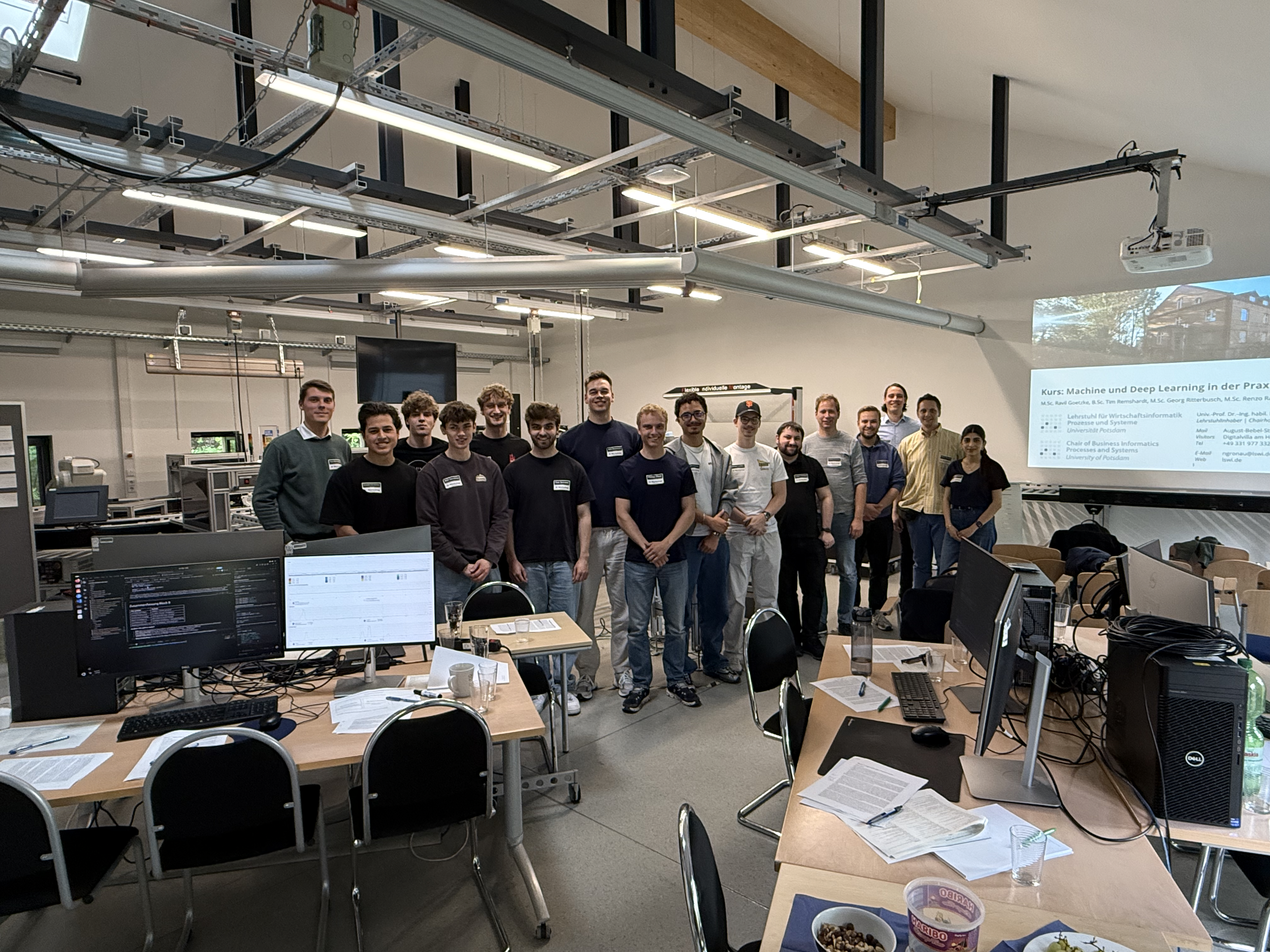 Die Schulung fand im Industrial Transformation Lab (InTraLab) in Potsdam-Babelsberg statt.